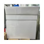 روشویی کوچک رو کابینتی با کابینت ضد آب پی وی سی
