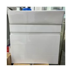 روشویی کوچک رو کابینتی با کابینت ضد آب پی وی سی